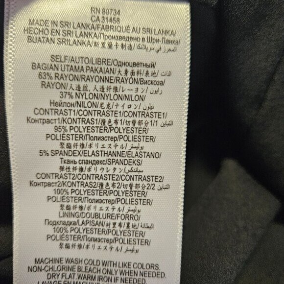 BCBG Mini Dress Velvet like material size 2 - Picture 12 of 14